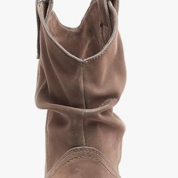 NEW Rocket Dog Womens Sheriff Vintage Worn Pu Western Boot Sz 6 brown - Picture 5 of 6